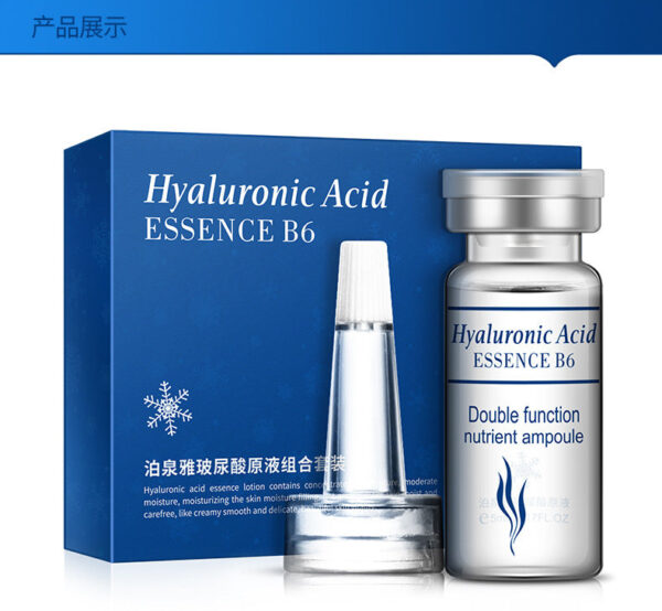 BIOAQUA Hyaluronic Acid & Vitamin B6 Facial Serum – Hydrating & Anti-Aging (5ml x 10)