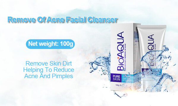 BIOAQUA Anti Acne Cleanser For Removal Of Acne 100ml - Image 4
