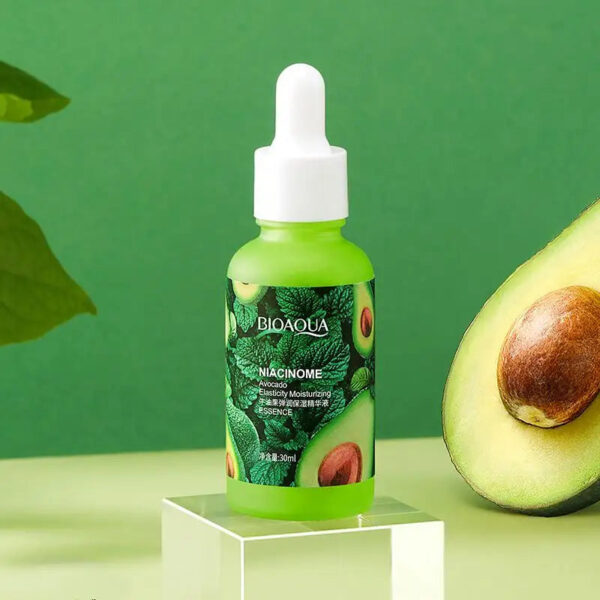 BIOAQUA Niacinamide & Avocado Face Serum – Elasticity & Deep Moisturizing (30ml) - Image 2