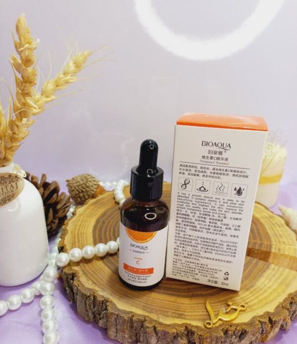 BIOAQUA Natural Vitamin C Face Serum – Brightening & Anti-Aging Moisturizer (30ml) - Image 4
