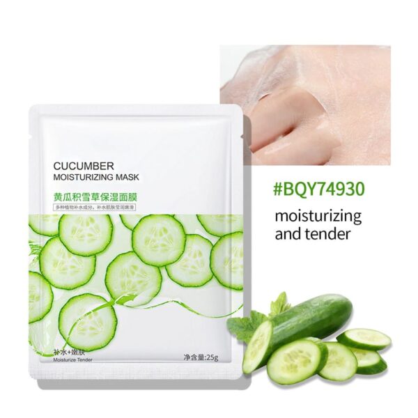 BIOAQUA Pack of 8 Moisturizing Face Sheet Masks – Hydration & Dryness Relief - Image 8