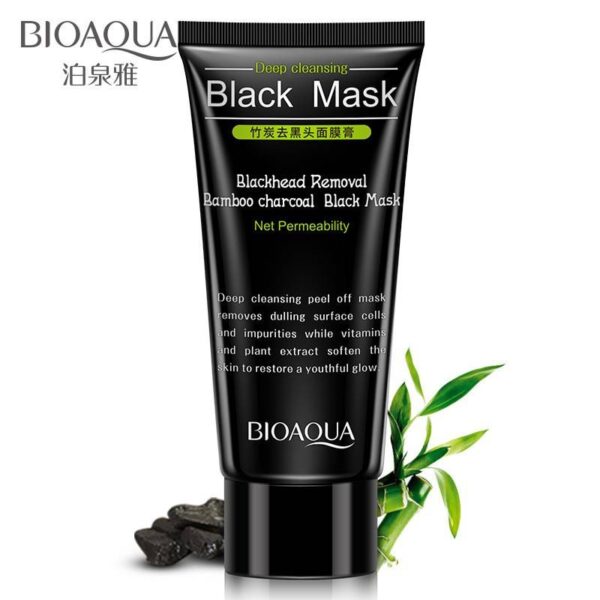 BIOAQUA Bamboo Charcoal Blackhead Remover Mask – Deep Cleansing & Oil Control - Image 2