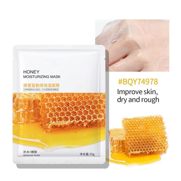 BIOAQUA Pack of 8 Moisturizing Face Sheet Masks – Hydration & Dryness Relief - Image 7