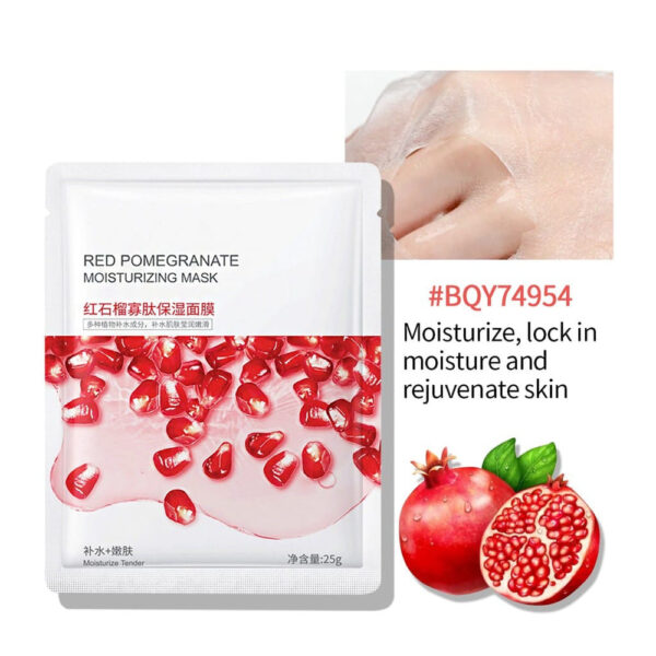 BIOAQUA Pack of 8 Moisturizing Face Sheet Masks – Hydration & Dryness Relief - Image 10