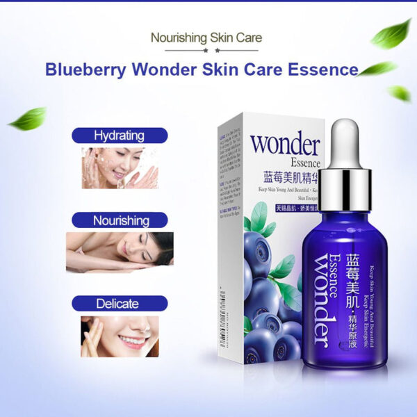 BIOAQUA Natural Blueberry Wonder Face Serum – Hydration & Skin Repair (15ml) - Image 2