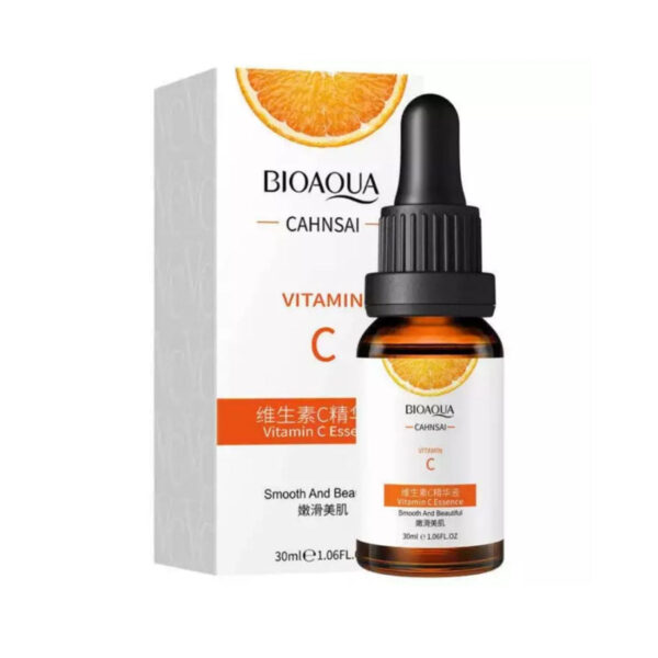 BIOAQUA Natural Vitamin C Face Serum – Brightening & Anti-Aging Moisturizer (30ml) - Image 5