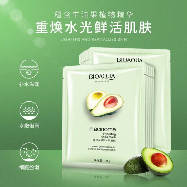 BIOAQUA Beautecret Niacinome Hydrating Shea Face Mask Sheet 25gm - Image 3