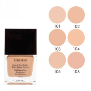 CHANEL SUBLIMINE Fluid Foundation SPF20 75ml{pack of 6}