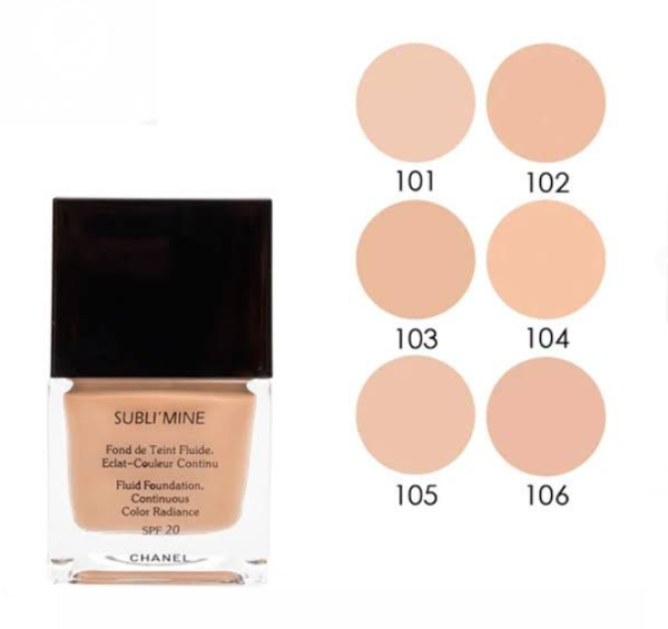 CHANEL SUBLIMINE Fluid Foundation SPF20 75ml{pack of 6}