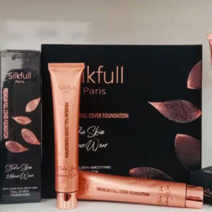 SILKFULL Paris High Coverage Waterproof Foundation Tube For Girls and Women