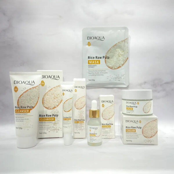 BIOAQUA Set of 5 Rice Raw Pulp Skin Whitening Series - Image 2