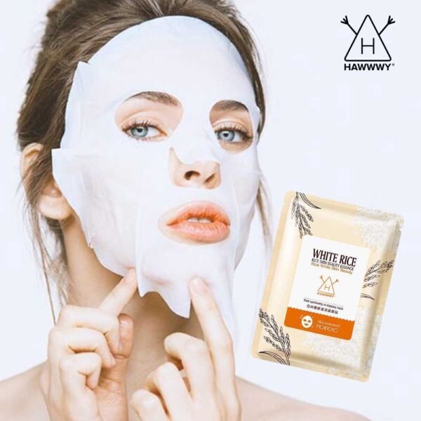 ROREC WHITE RICE FACE SHEET MASK - Image 2