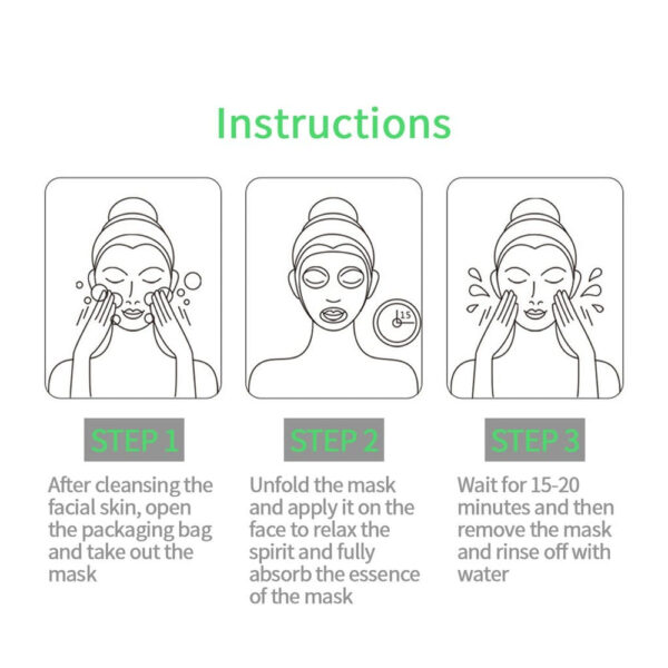 BIOAQUA Red Pomegranate Moisturizing Face Sheet Mask - Image 2